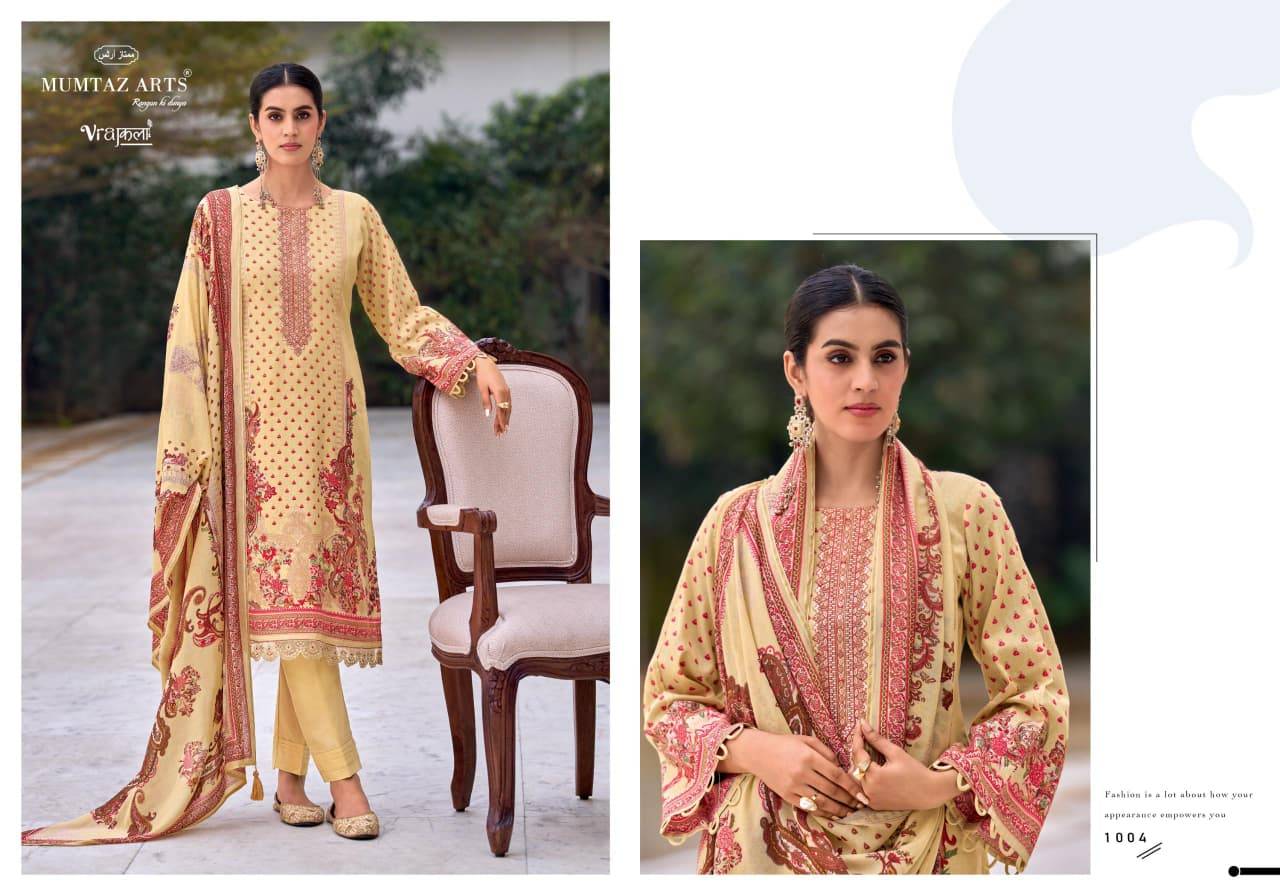 ROSELLA by MUMTAZ ARTS 1001 to 1004 series VISCOSE JAM dresses at Wholesale Price